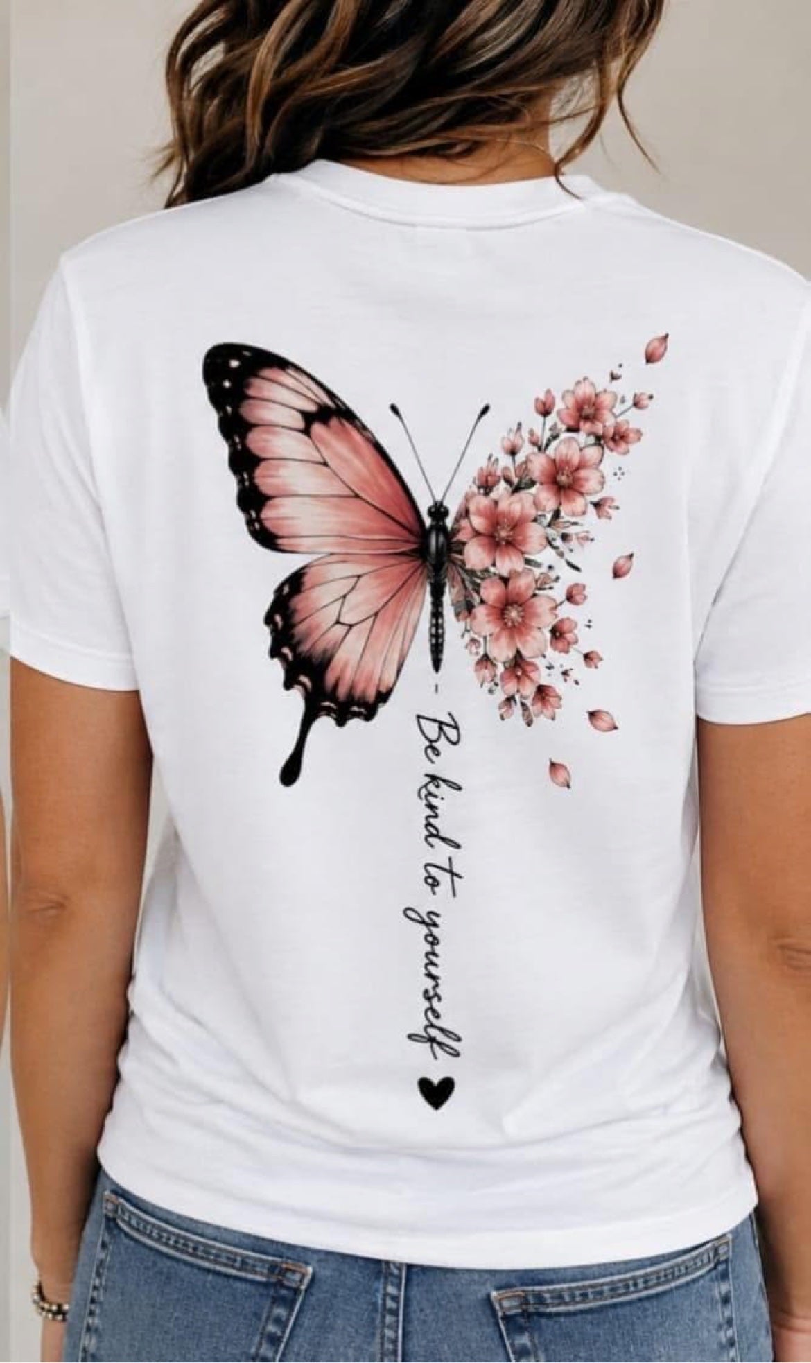 Be Kind to Yourself Butterfly Tee